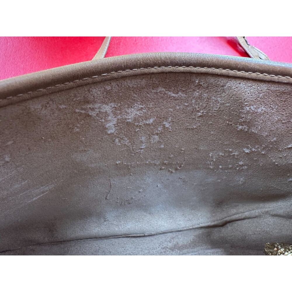 🤎💍😎 Vtg EUC Gucci Guccissima 2-way Micro-monogram Crossbody Bag - Picture 11 of 16